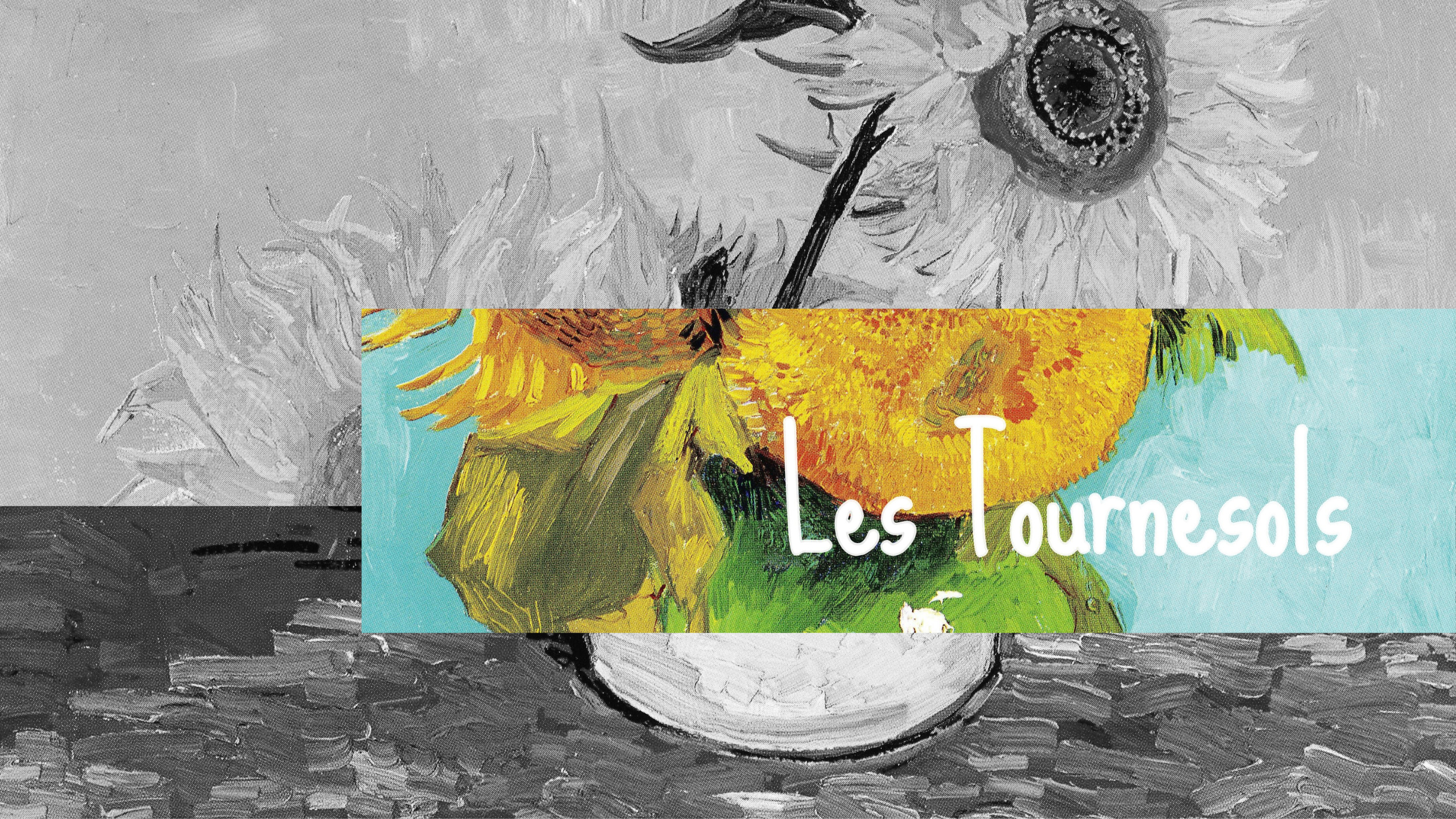 Les tournesols...